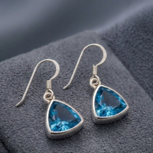 Blue Topaz Earings