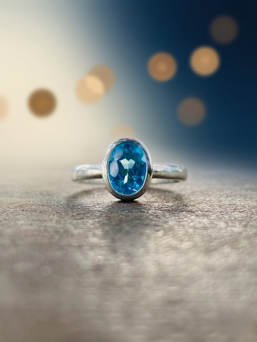 Amethyst Solitaire Ring