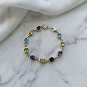 Multi-Gem Station Bracelet