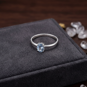 Amethyst Solitaire Ring