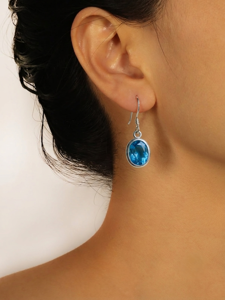 Ceylon Sky Jewel Earrings