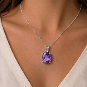 Citrine Pendant Necklace