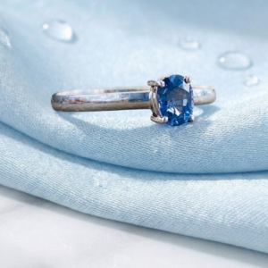 Amethyst Solitaire Ring
