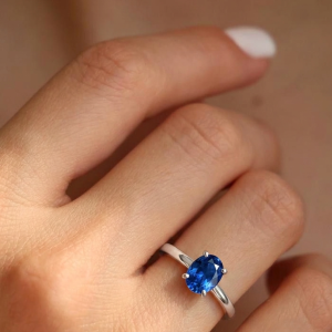 Sapphire Promise Ring